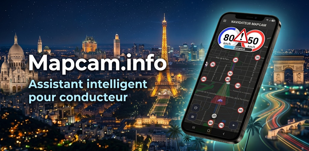 Télécharger le Mapcam.info Antiradar