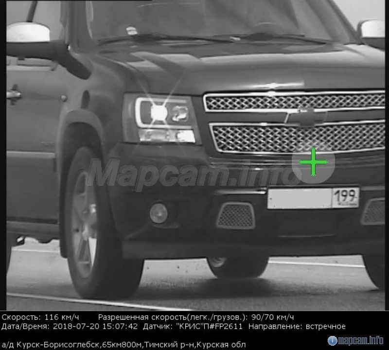 Координат нет, но по дистанции очень похоже, что штраф с этой точки