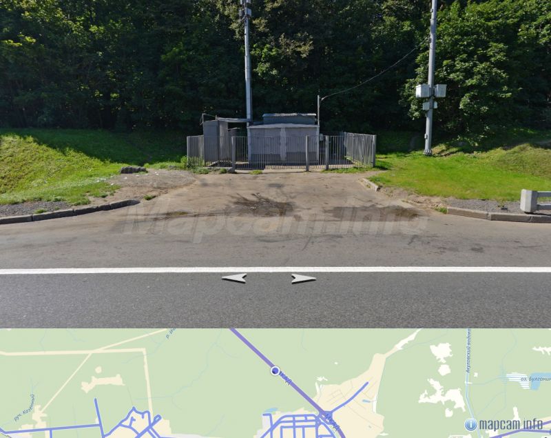 Фото с яндекса по километровым столбам. соседнюю точку надо бы удалить.