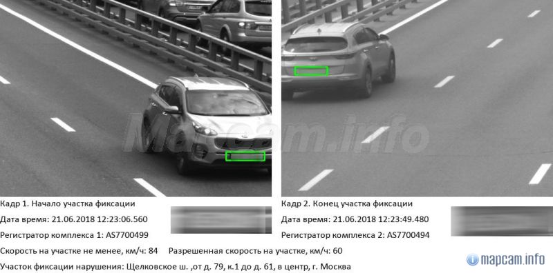 Понеслась:( Меняйте тип камеры на измерение средней скорости!