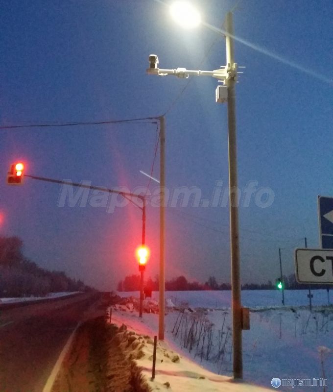 Камера при движении в сторону Москвы