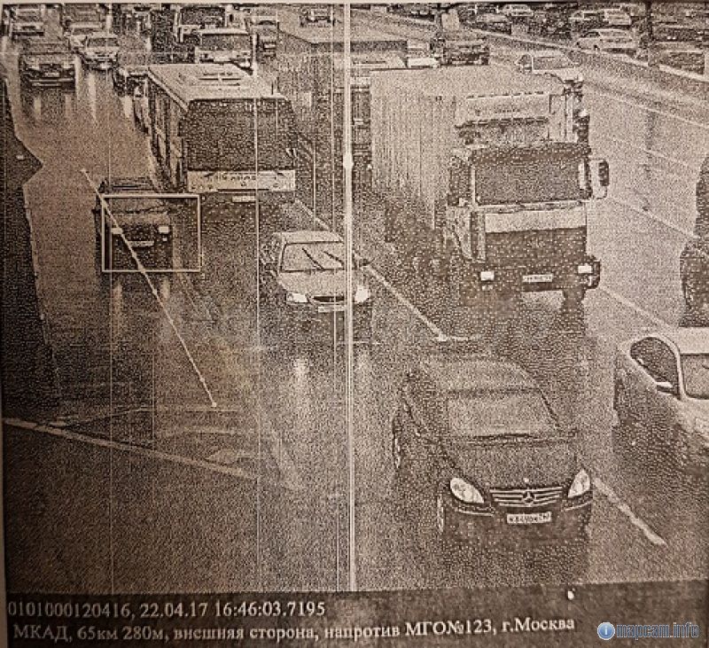 прислали штраф за заезд на треугольник обочины. 28.4.2017