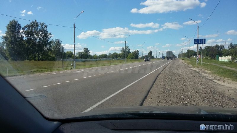 объектив на едущих с Орла