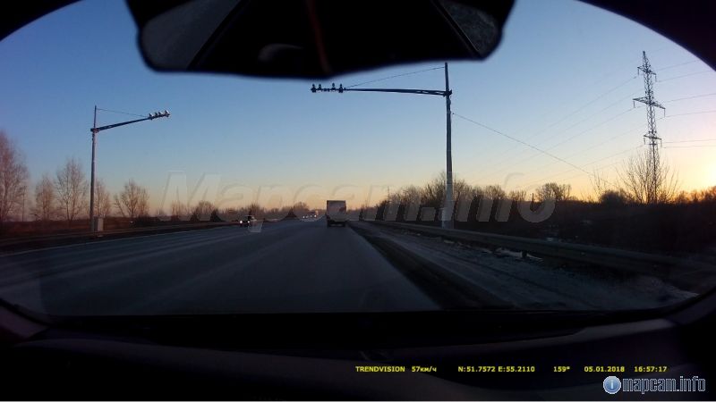 Провода убраны, вид из города