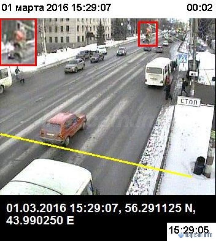 Выезд за табличку 