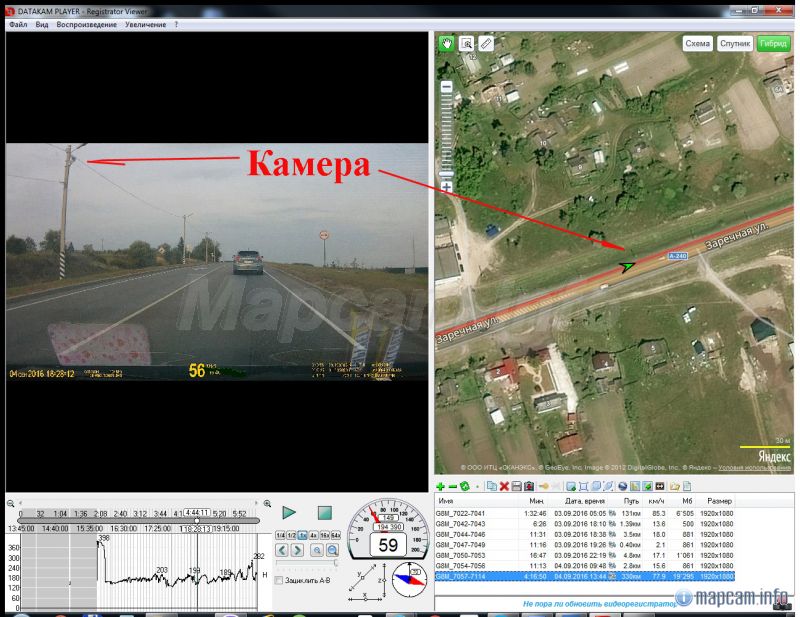 с привязкой к карте