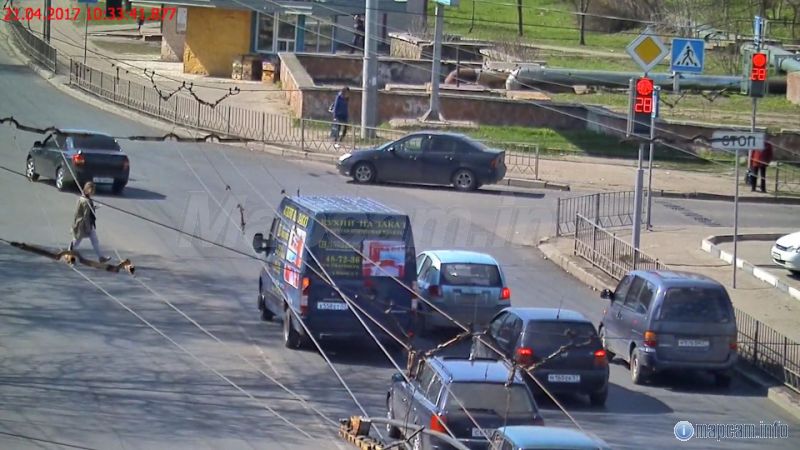 Проезд на красный