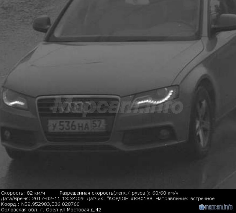 Кордон, 60 км/ч