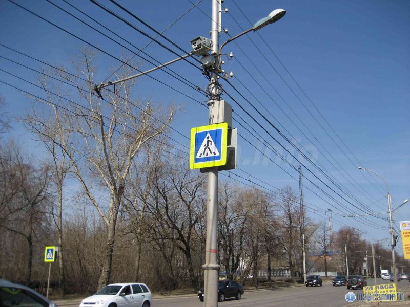 Стоит Кордон, на участке 4 полосы, две в одну, две в другую, камера смотрит в сторону Ряжского шоссе