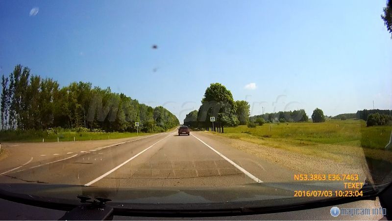 Вот этот переход и перекресток, но вид в сторону Тулы.