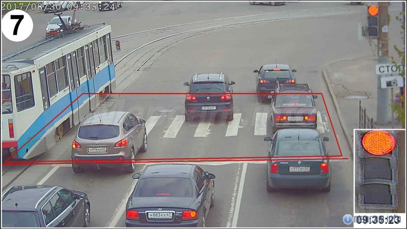 &nbsp;12.12 ч.2 - невыполнение требования правил дорожного движения об остановке перед стоп-линией, обозначенной дорожными знаками или разметкой 